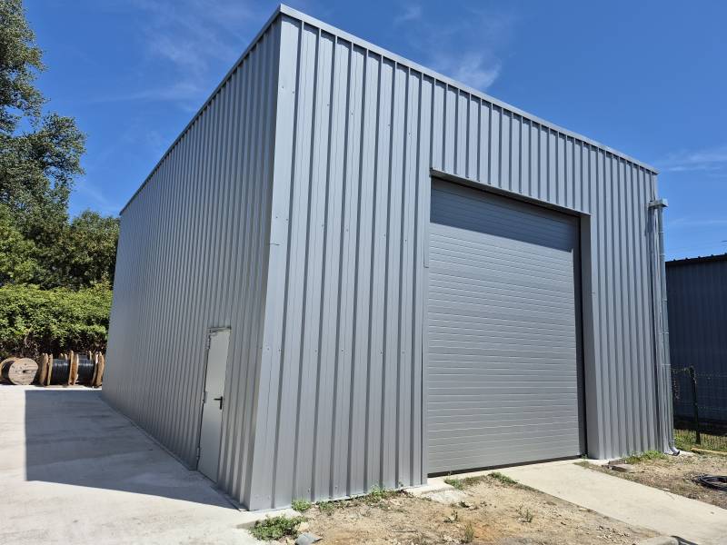 fabrication d'un hangar métallique